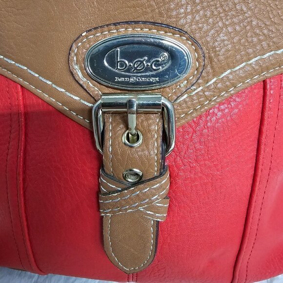 B.O.C. Red Faux Leather Crossbody Bag - Picture 2 of 15